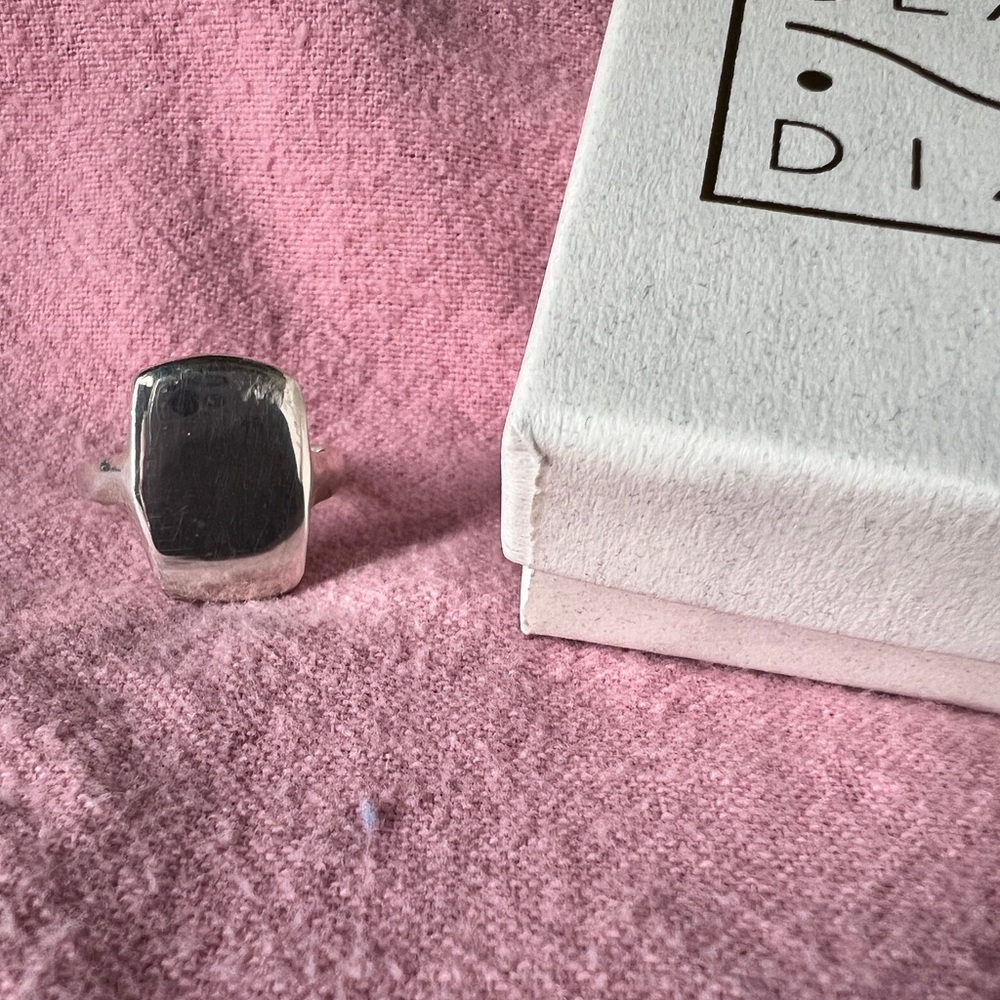 Dea Dia Sterling Ingot ring. Size 8.5.